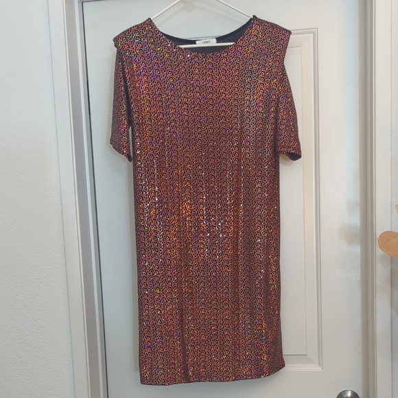Cherish Dresses & Skirts - Vintage Holographic Sequins Dress